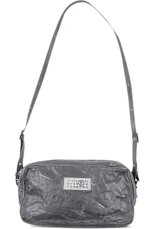 Maison Margiela Bolsa crossbody con placa del logo
