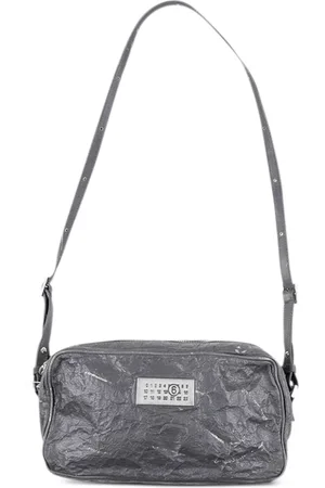 Maison Margiela Bolsa crossbody con placa del logo
