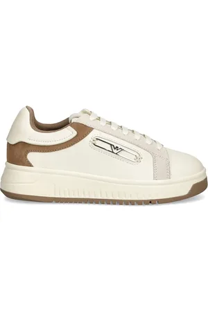 Emporio Armani Tenis con placa del logo