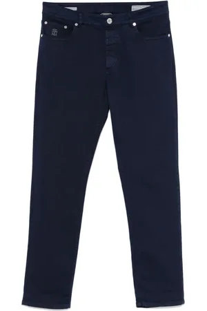Brunello Cucinelli Jeans slim con bolsillos