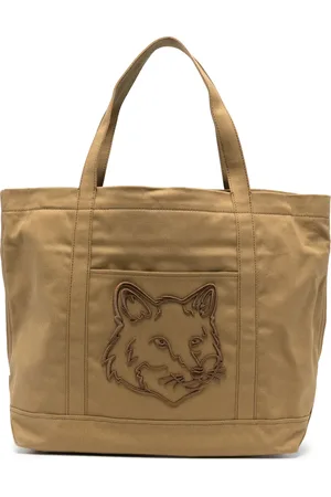 Maison Kitsuné Tote con motivo Fox grande