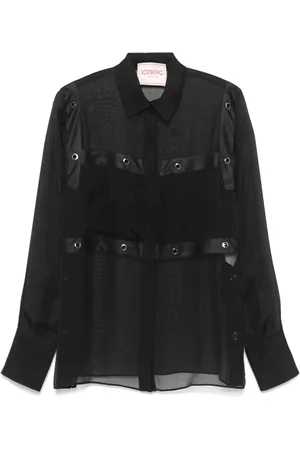 Iceberg Camisa con detalle de ojales