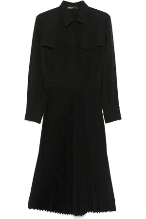 ERMANNO SCERVINO Vestido midi con detalle de pliegues