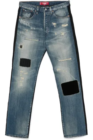 JUNYA WATANABE Jeans con diseño patchwork