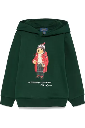 Ralph Lauren Hoodie con motivo Polo Bear