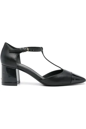 Salvatore Ferragamo Sandalias con tira en T y tacón de 55mm