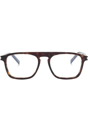 Saint Laurent Lentes con armazón estilo carey