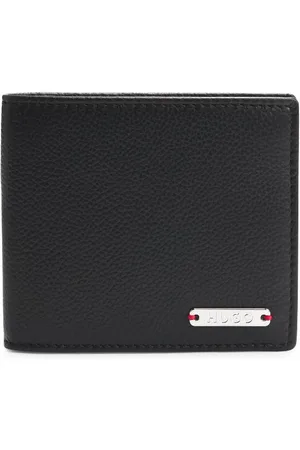 HUGO BOSS Cartera con placa del logo