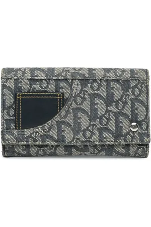Dior Cartera Oblique Trifold Wallet 2001