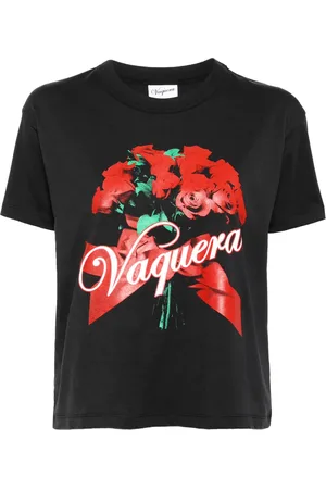 Vaquera Playera con estampado gráfico