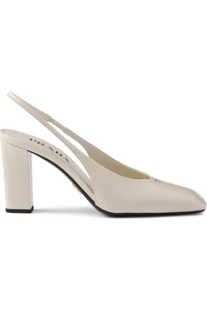 Prada Zapatillas con tira trasera y tacón de 85mm