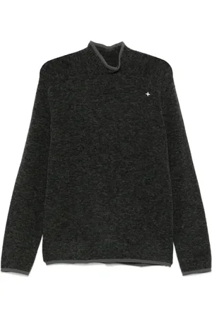 Stone Island Suéter con efecto melange