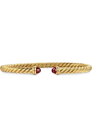 David Yurman Brazalete Cablespira en oro amarillo de 18kt