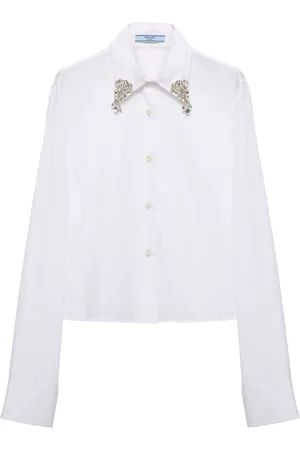 Prada Camisa con detalles de cristal