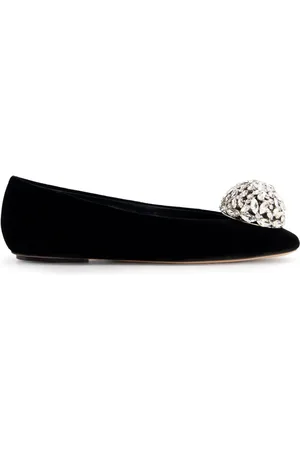 Giambattista Valli Flats con detalles de cristal