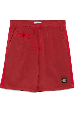 Stone Island Shorts con parche del logo