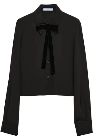 Prada Camisa con detalle de moño