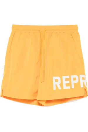 Represent Shorts de playa con logo estampado