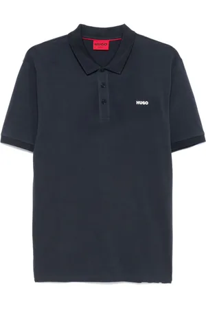 HUGO BOSS Playera tipo polo con logo estampado