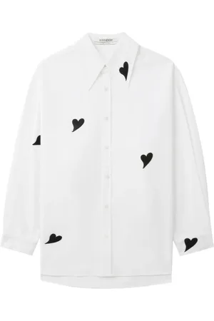 KIMHEKIM Camisa con corazón estampado