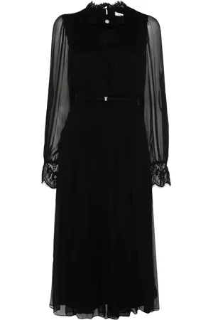 NISSA Vestido midi con detalles de cristal