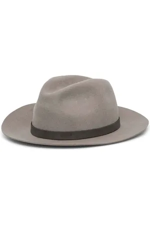 Emporio Armani Sombrero fedora de fieltro