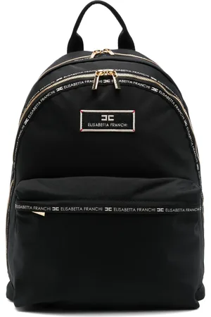 Elisabetta Franchi Mochila con parche del logo