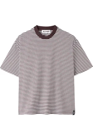 SUNNEI Playera con rayas estampadas