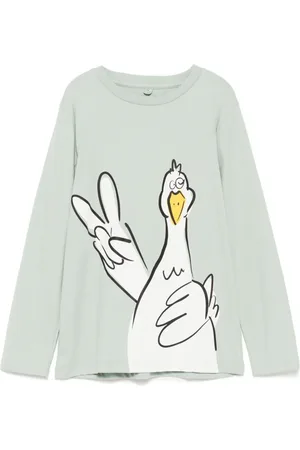 Stella McCartney Playera con estampado gráfico