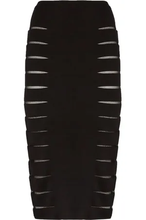 GENNY Falda midi con aberturas