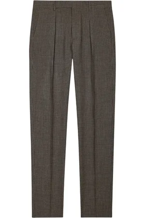 Paul Smith Pantalones tapered con motivo de cuadros