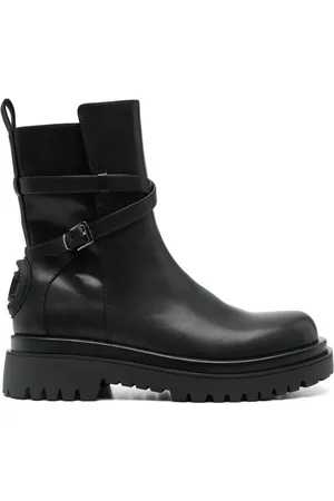Roberto Cavalli Botines con logo en relieve