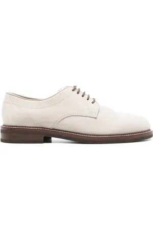 Brunello Cucinelli Zapatos derby de gamuza