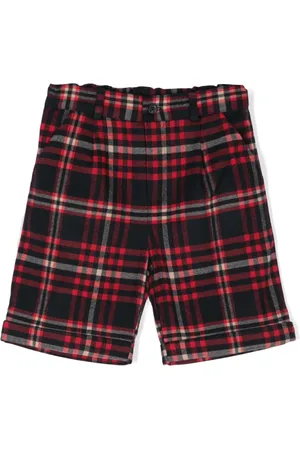 PATACHOU Shorts con motivo de cuadros tartán