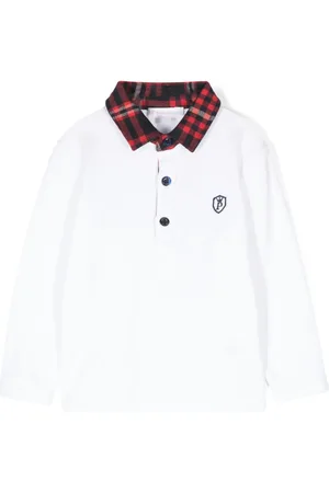 PATACHOU Playera tipo polo con logo bordado