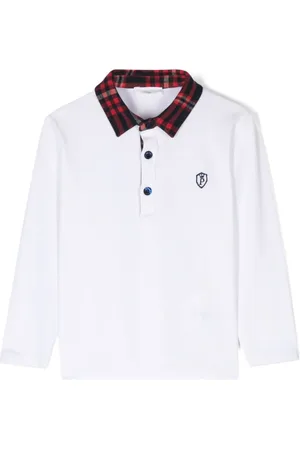 PATACHOU Playera tipo polo con logo bordado