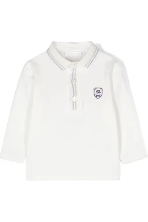 PATACHOU Playera tipo polo con parche del logo