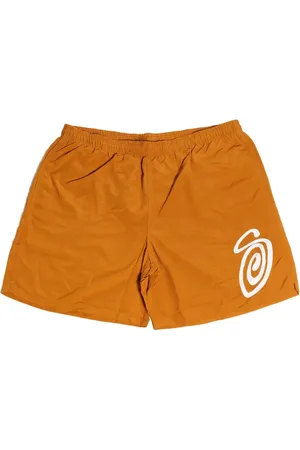 STUSSY Logo-print swim shorts