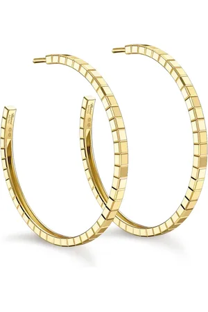 Chopard Aretes Ice Cube en oro amarillo de 18kt