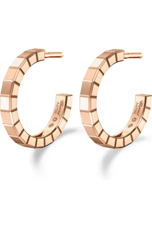Chopard Aretes Ice Cube en oro rosa de 18kt