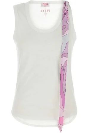 Puccini Camiseta con detalle de mascada