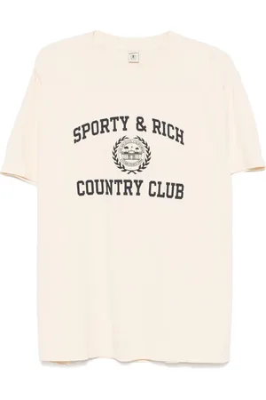 Sporty & Rich Playera con logo estampado