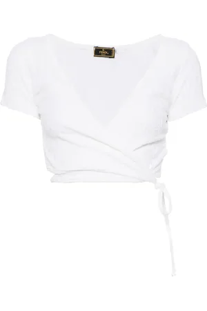 Fendi Playera cruzada 1990-2000