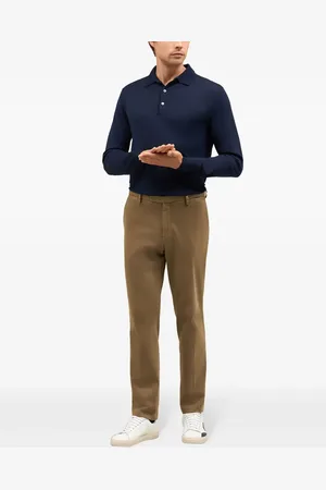Boglioli Pantalones chinos con diseño recto