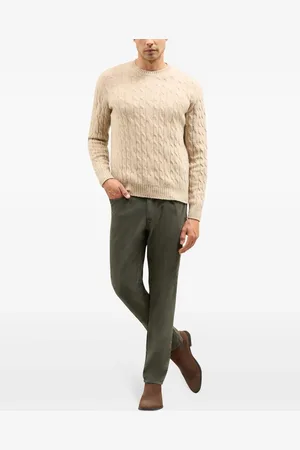 Boglioli Pantalones rectos con parche del logo