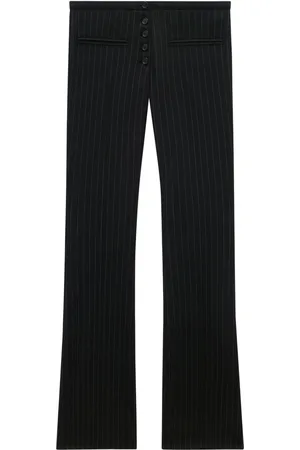 Courrèges Pantalones de vestir a rayas diplomáticas