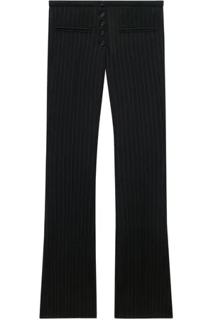 Courrèges Pantalones de vestir a rayas diplomáticas