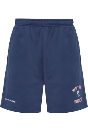 Sporty & Rich Shorts deportivos con logo estampado de x New York Yankees