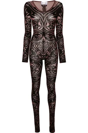 Wolford Jumpsuit Body Tattoo de x ETRO