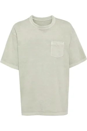 SACAI Playera con cuello redondo